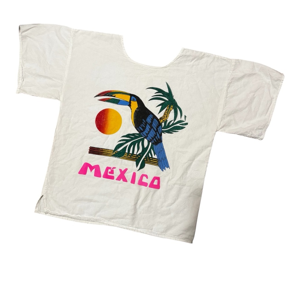 Hand Printed Mexico Tee, M